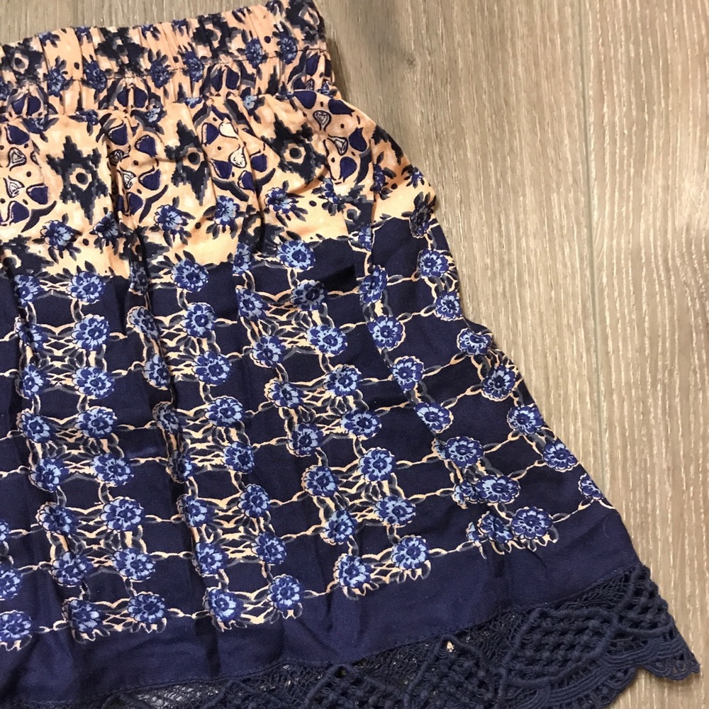 Printed High Waisted Shorts